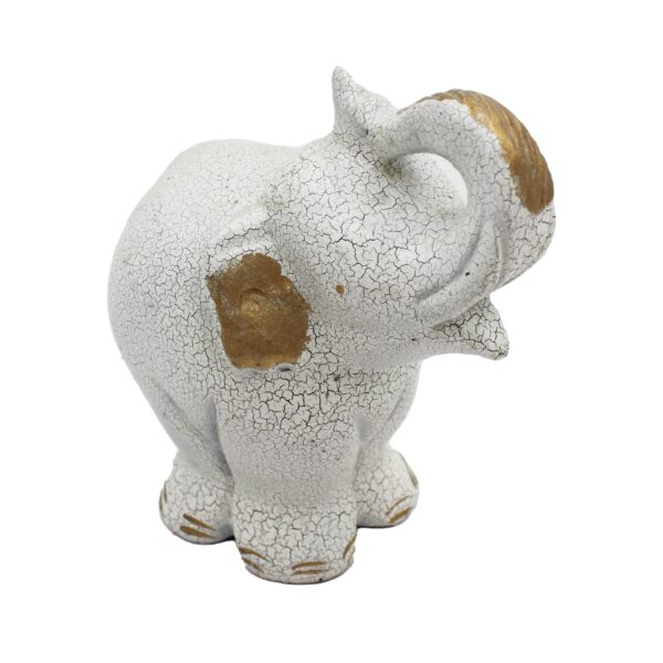 Lucky Trunk-Up Wooden Elephant Figurine