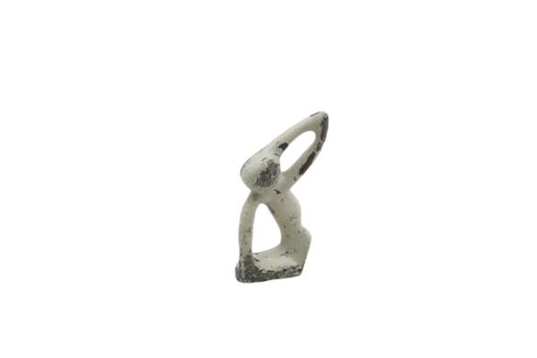 Abstract Thinking Man Openwork Sculpture – Contemplative Seated Art Figurine (6 Inch)