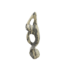AFC0585(1) Abstract Interlocking Lovers Figurine – Modern Openwork Unity Sculpture (8 Inch)
