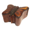 Handcrafted Butterfly Wooden Puzzle Box – Mechanical Secret Compartment Brain Teaser