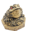 Prosperity Jin Chan Money Toad Figurine – Auspicious Wealth Amphibian Sculpture (27×30 cm)